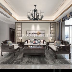 新中式沙發(fā)組合--8025